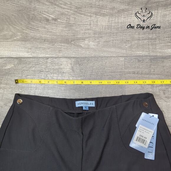 Aerosoles Wide Cut Pull On Pants Size XL - Picture 3 of 6
